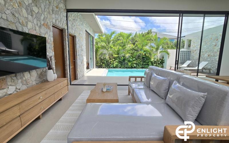 Pool Villa with 3 Bedrooms and 4 Bathrooms. Beautiful, ready-to-move-in home, fully furnished.