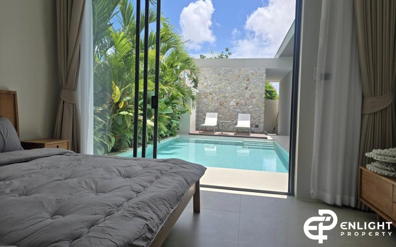 Pool Villa with 3 Bedrooms and 4 Bathrooms. Beautiful, ready-to-move-in home, fully furnished.