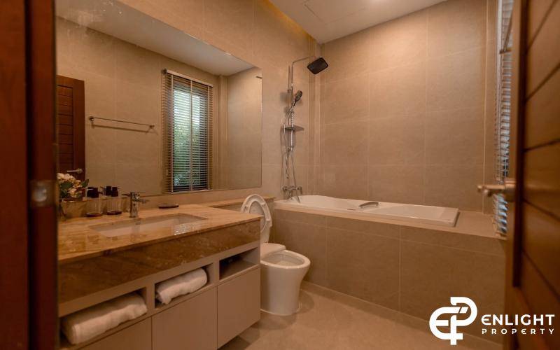 Pool Villa with 3 Bedrooms and 4 Bathrooms. Beautiful, ready-to-move-in home, fully furnished.