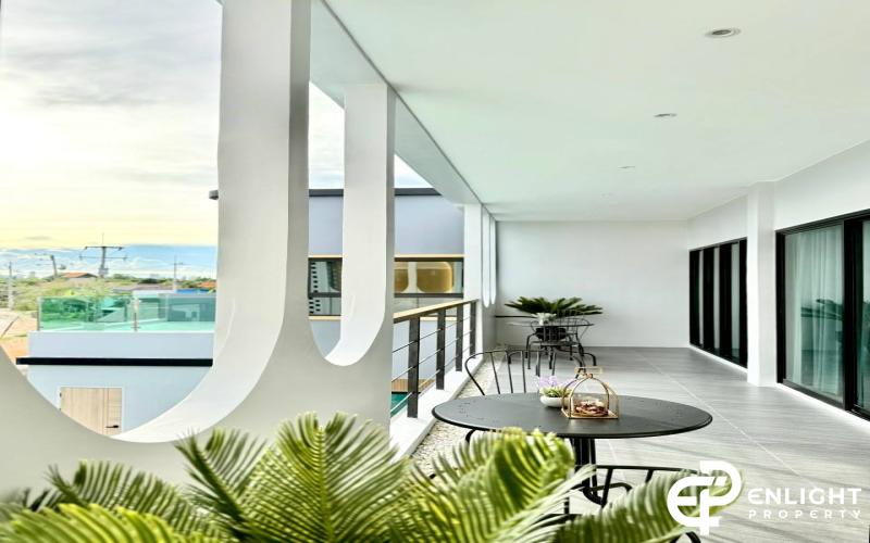 Luxurious luxury pool villas combined with Modern and Nordic.
