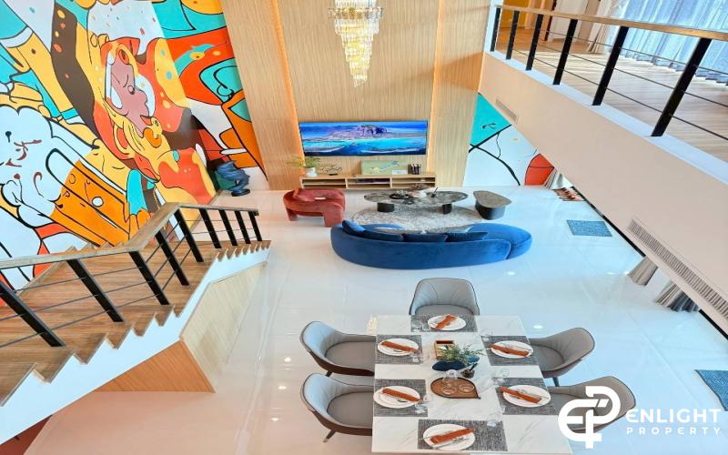 Luxurious luxury pool villas combined with Modern and Nordic.