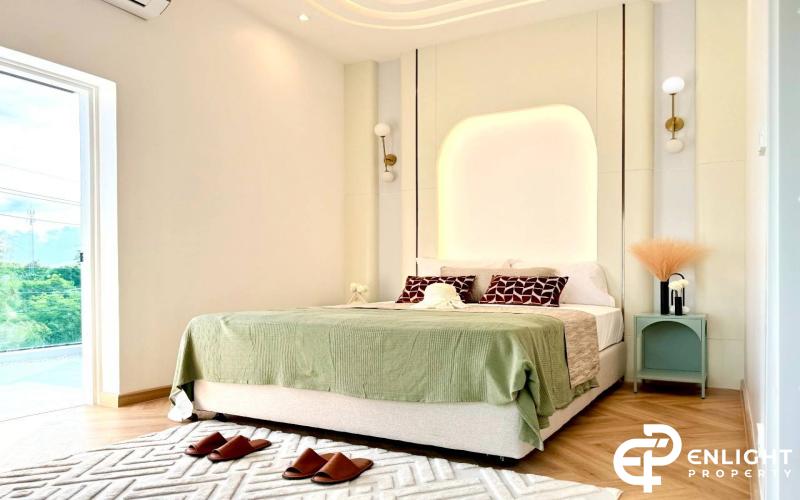 Luxurious luxury pool villas combined with Modern and Nordic.