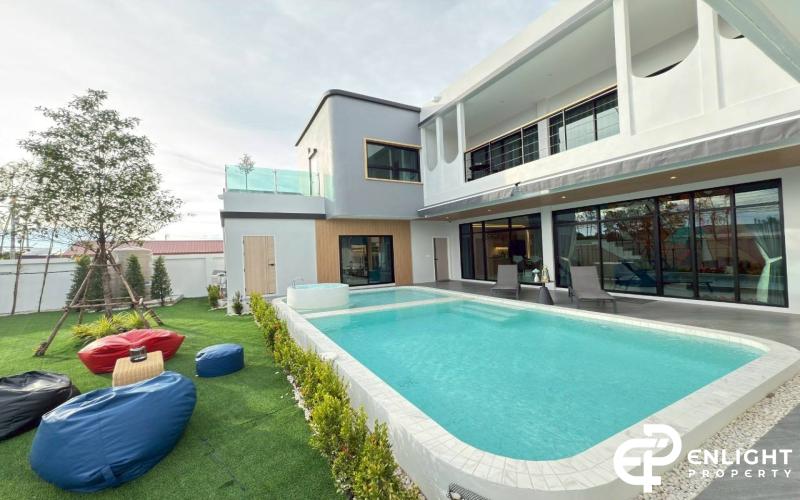 Luxurious luxury pool villas combined with Modern and Nordic.