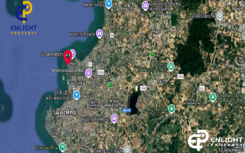 Land for sale 0-3-78 rai  | Naklua Pattaya