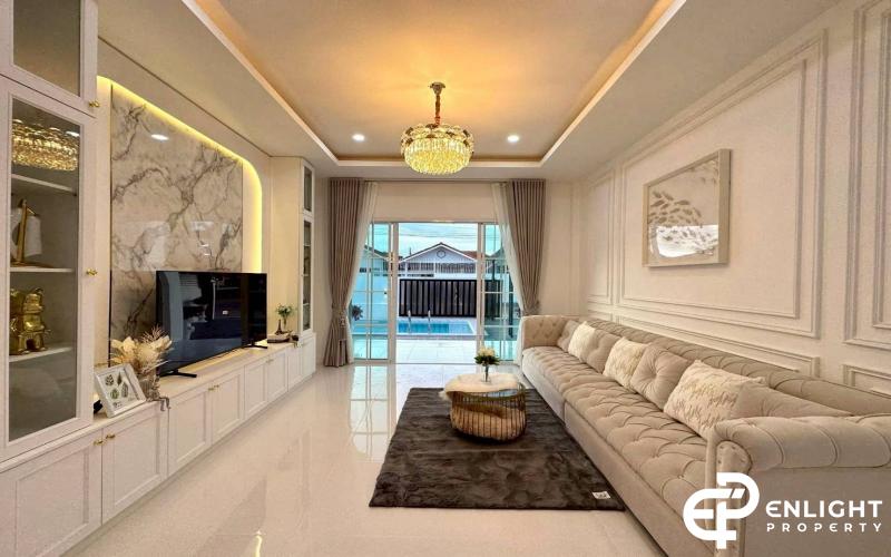 Pattaya Pool Villa – Chaiyapruek 2, Near Jomtien Beach