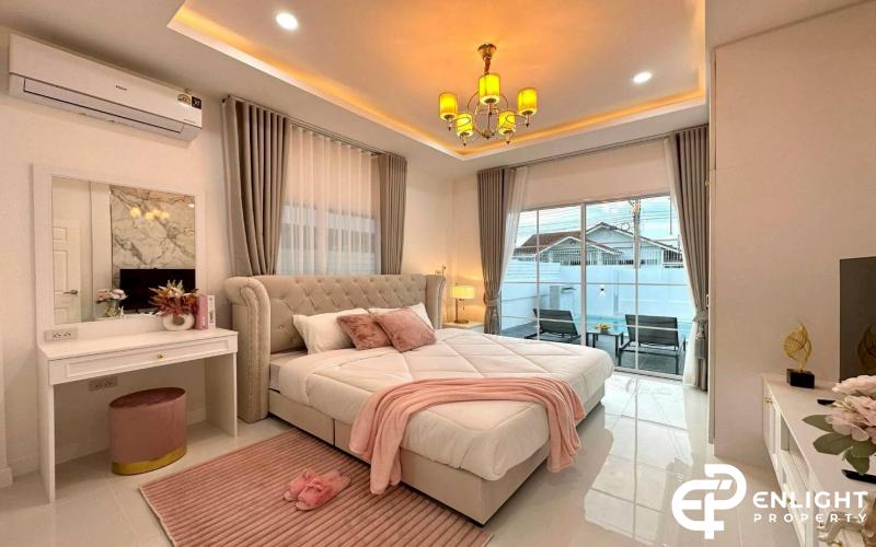 Pattaya Pool Villa – Chaiyapruek 2, Near Jomtien Beach