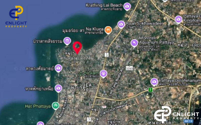 Land for Rent – Na Kluea, Pattaya, Near the Beach