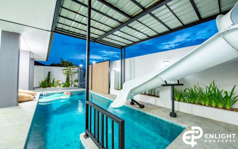 Pool villa ใหม่ ใกล้จอมเทียน