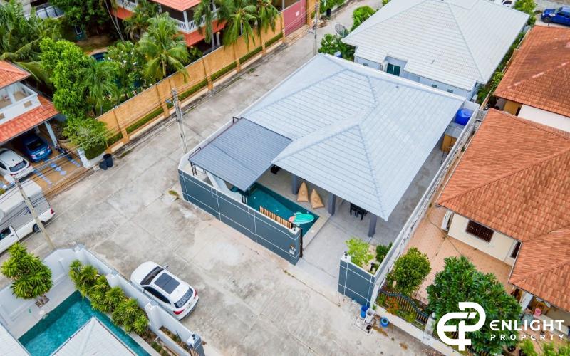 Pool villa ใหม่ ใกล้จอมเทียน