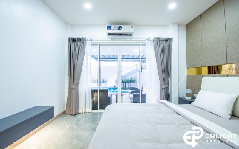 Pool villa ใหม่ ใกล้จอมเทียน