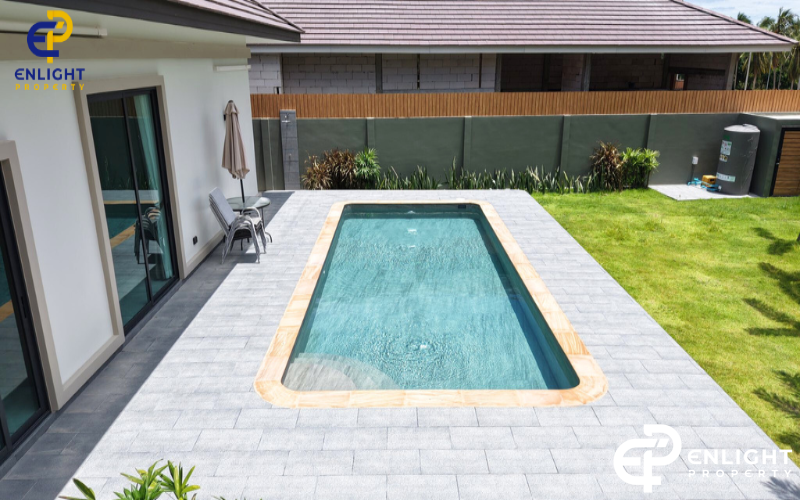 - บ้านเดี่ยวพื้นที่กว้าง ห่างมาบประชันเพียง 5 นาที -