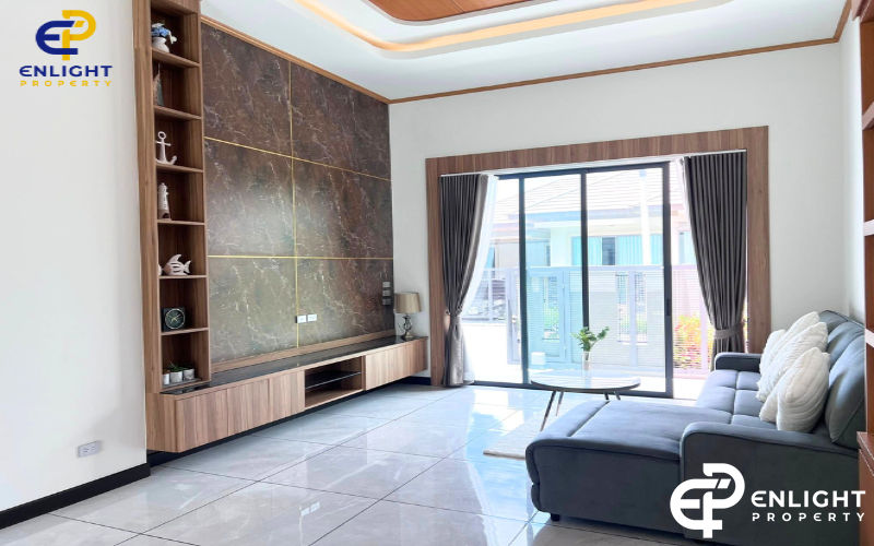 - บ้านเดี่ยวพื้นที่กว้าง ห่างมาบประชันเพียง 5 นาที -