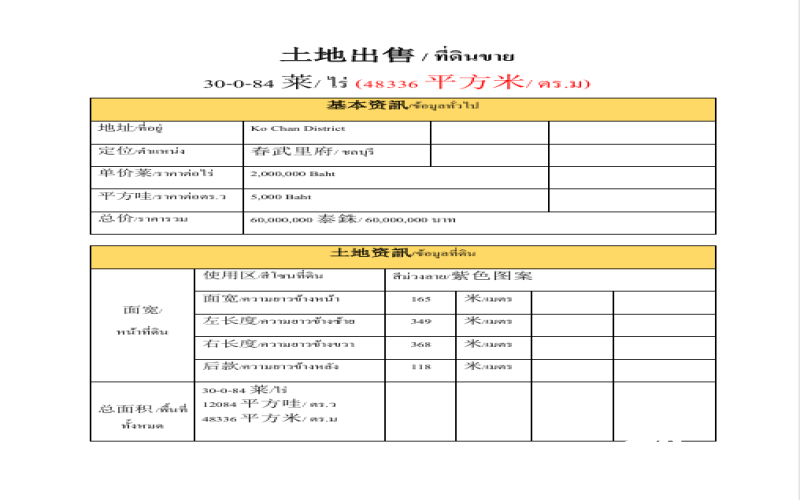 - ที่ดินสีม่วงลายติดถนนสาธารณะ 2 ด้าน ราคาร้อนๆ -
