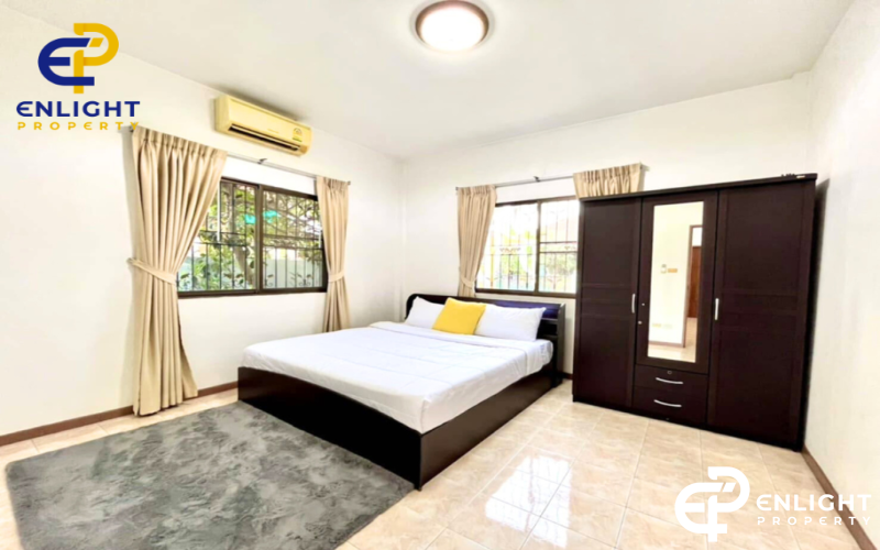 - บ้านให้เช่าในโครงการ พื้นที่บ้านกว้าง 1 งาน -