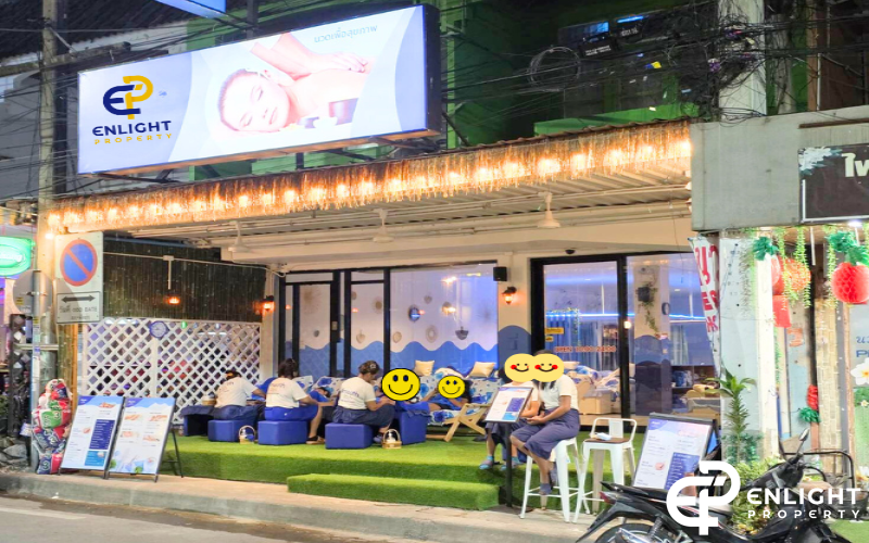 - ขายกิจการร้านนวดใกล้หาดวงศ์อำมาตย์ไม่ถึง 300 เมตร ติดถนน -