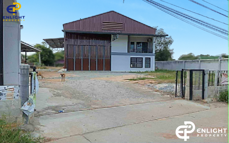 โกดังพร้อมที่ดินขนาด 1 ไร่ ขายพร้อมผู้เช่า