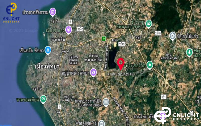 - ที่ดินใกล้อ่างมาบประชันเพียง 300 พร้อมบ้านพักอีก 2 หลัง  -