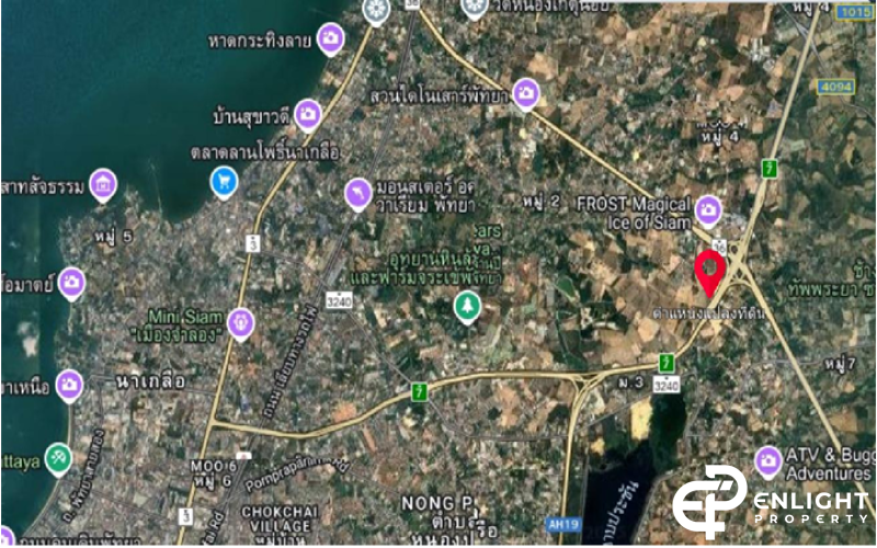 Land for Sale – Pong (Near Pong Motorway), Chonburi